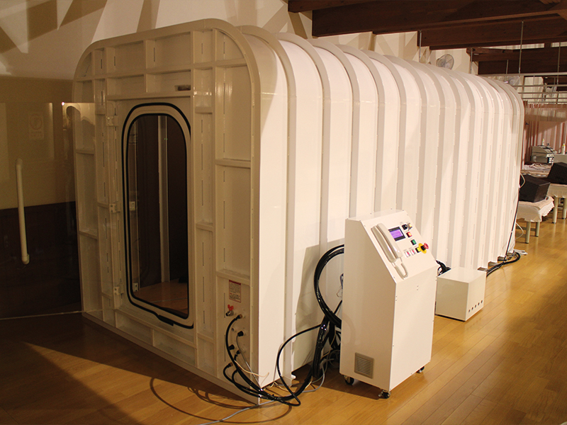 低圧、高圧可能な2way酸素ルーム